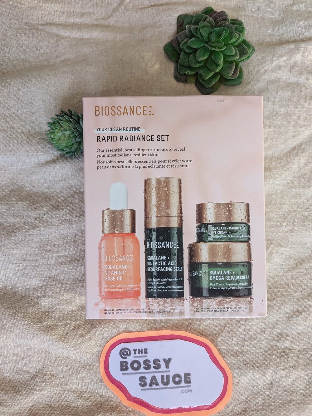 Biossance Rapid Radiance Box Set NWT